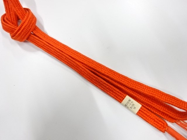 未使用品　正絹　手組帯締め